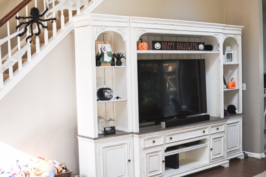 entertainment center decor ideas for fall and halloween 2019. HALLOWEEN HOME DECOR | FALL 2019 HOUSE TOUR | BITS OF BRI CLEAN AND DECORATE WITH ME Brianna K CLEANING MOTIVATION DECOR INSPIRATION 