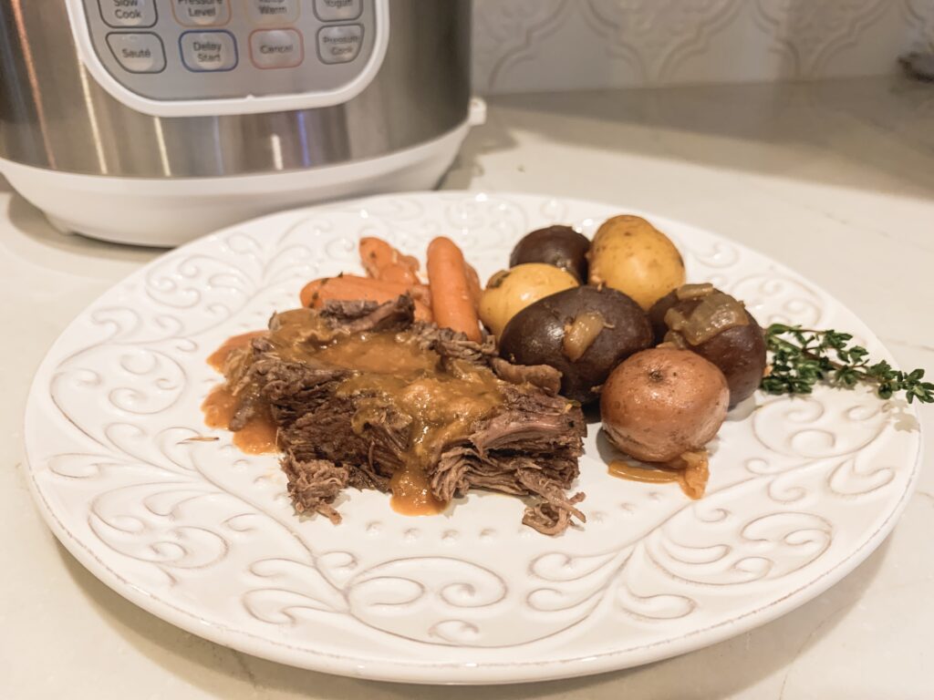 instant pot pot roast recipe Brianna K bitsofbri blog 